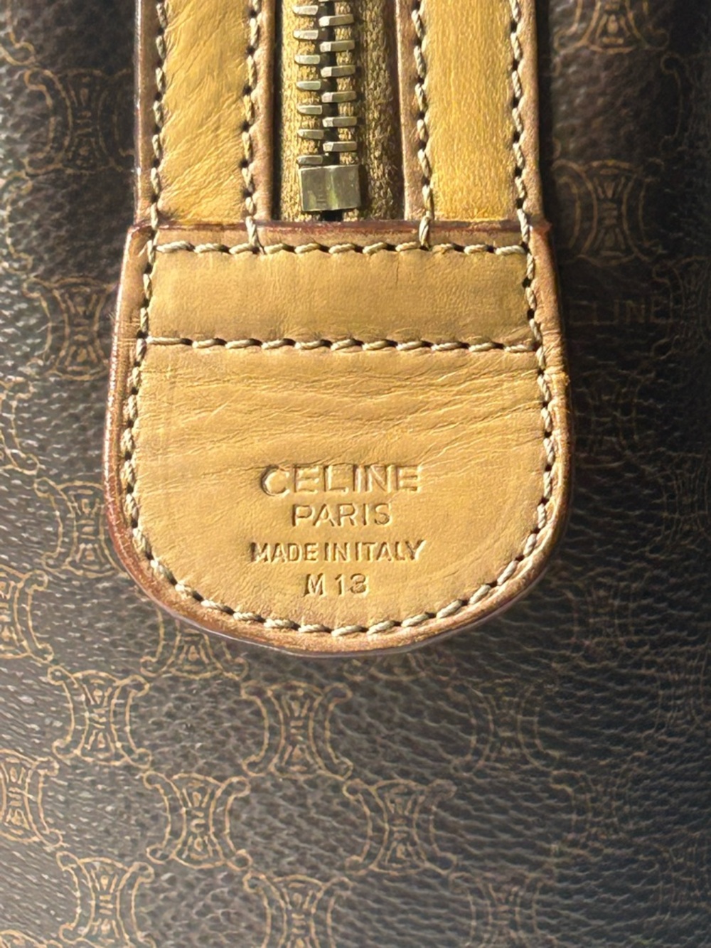 Vintage Celine Macadam Mini Boston Bag - Picture 10 of 15